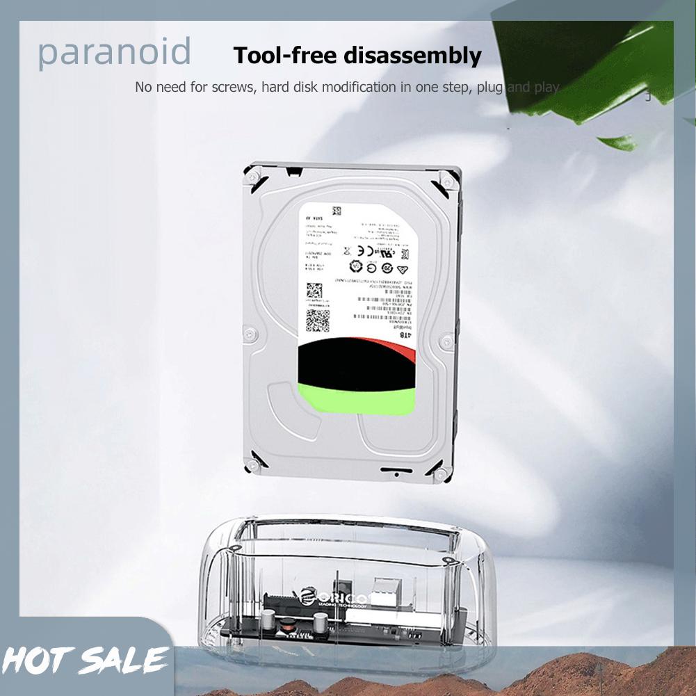 Ổ Cứng Ngoài Paranoid ORICO 6139U3 USB3.0 Type-B Sang 2.5 / 3.5 inch SATA HDD SSD Station | BigBuy360 - bigbuy360.vn