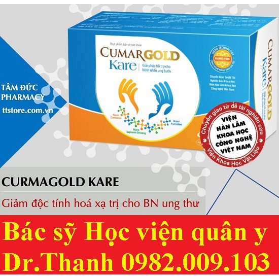 CUMARGOLD KARE GIẢM ĐỘC TÍNH HÓA TRỊ, TĂNG CƯỜNG MIỄN DỊCH