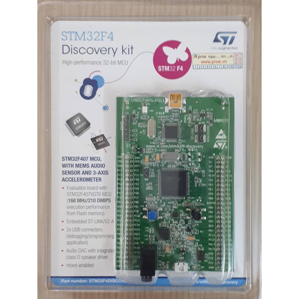 [Mã ELTECHZONE giảm 6% đơn 500K] Kit phát triển Arm STM32F407 - Disc 1 | BigBuy360 - bigbuy360.vn