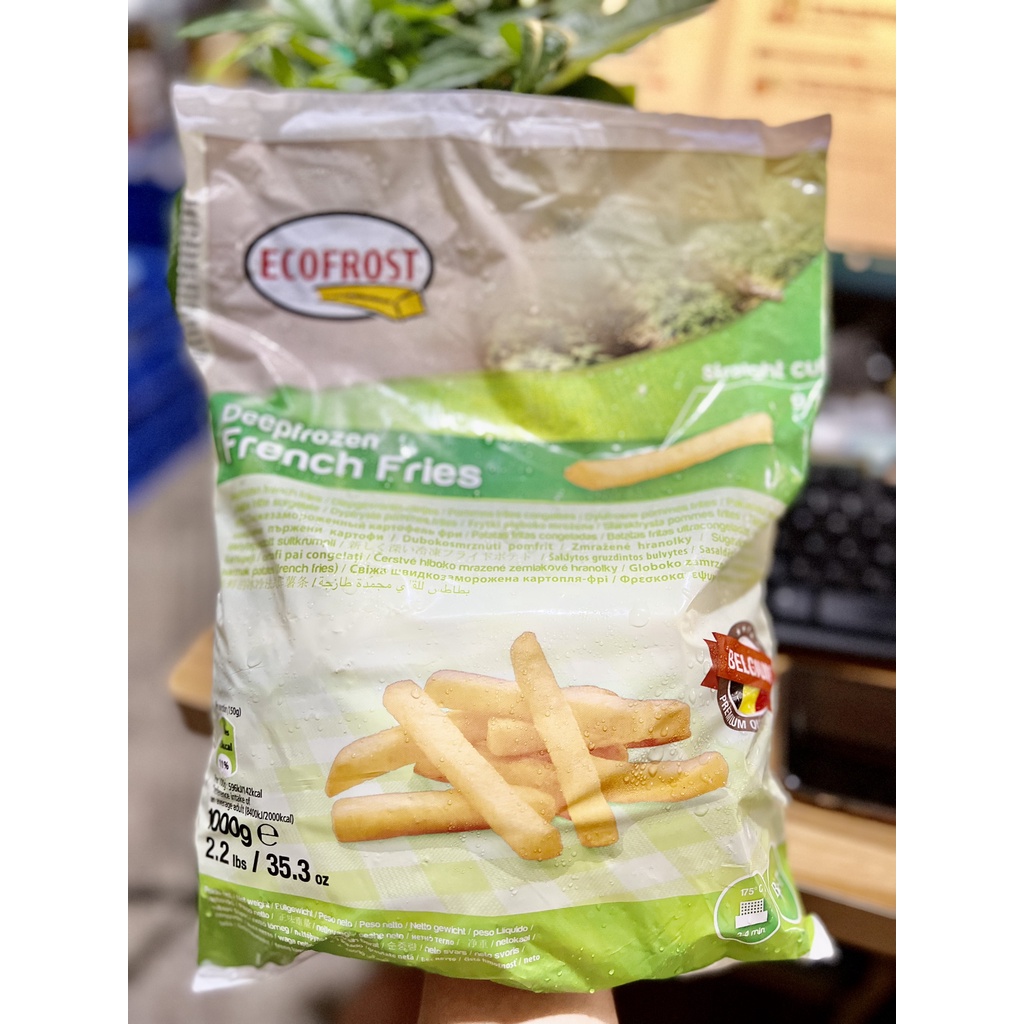 Khoai Tây Chiên Cọng Bỉ Gói 1kg, Khoai Tây Bỉ Chiên Giòn Lắc Phô Mai, Vệ Sinh AN Toàn Thực Phẩm