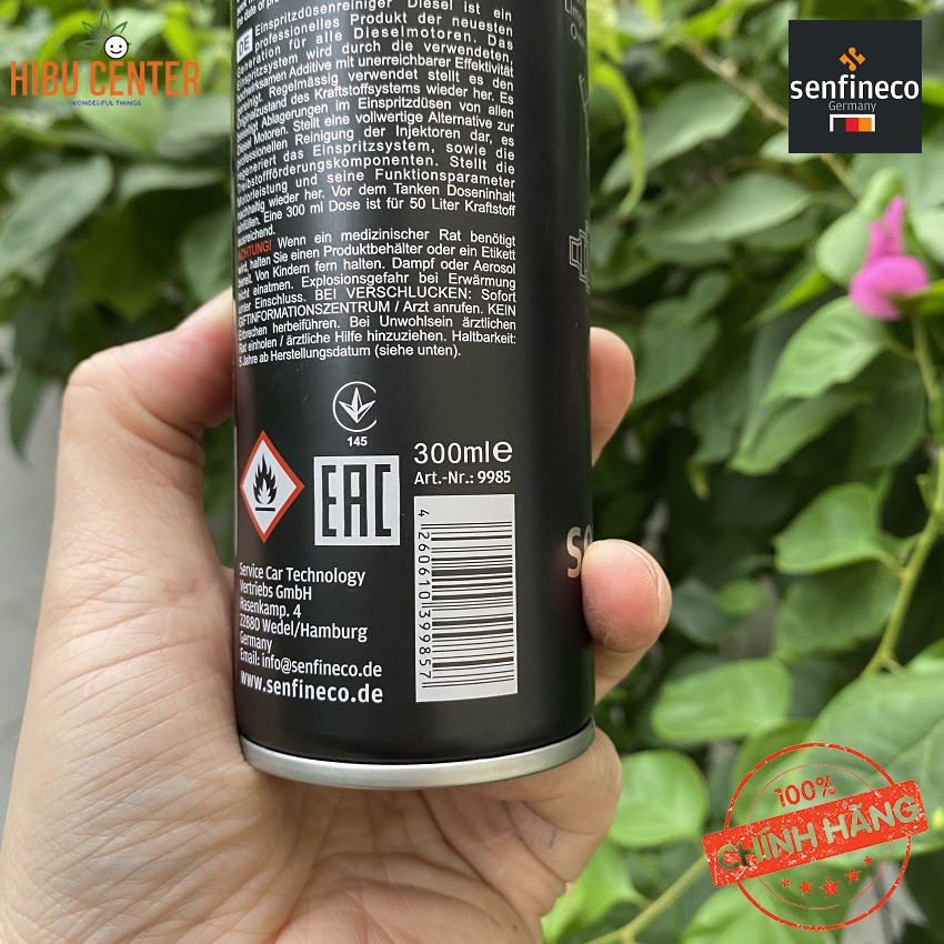 Súc Béc Dầu Senfineco 9985 – 300ML Diesel Jet Cleaner, Hàng Đức Chính Hãng – HIBUCENTER