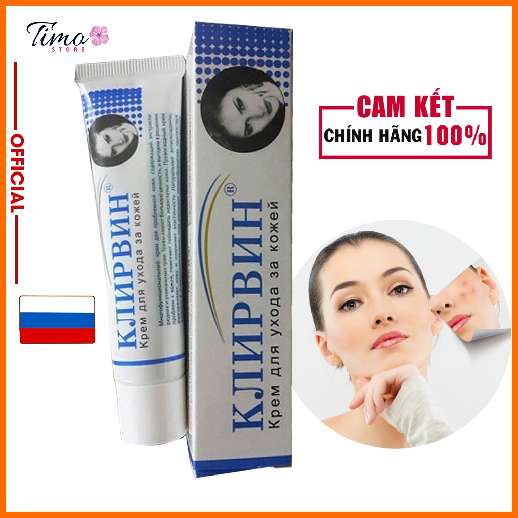 Kem mờ sẹo lồi lõm, thâm sẹo Klirvin 25ML giúp mờ sẹo trong 2 tháng hàng Nga chính phẩm | TM015