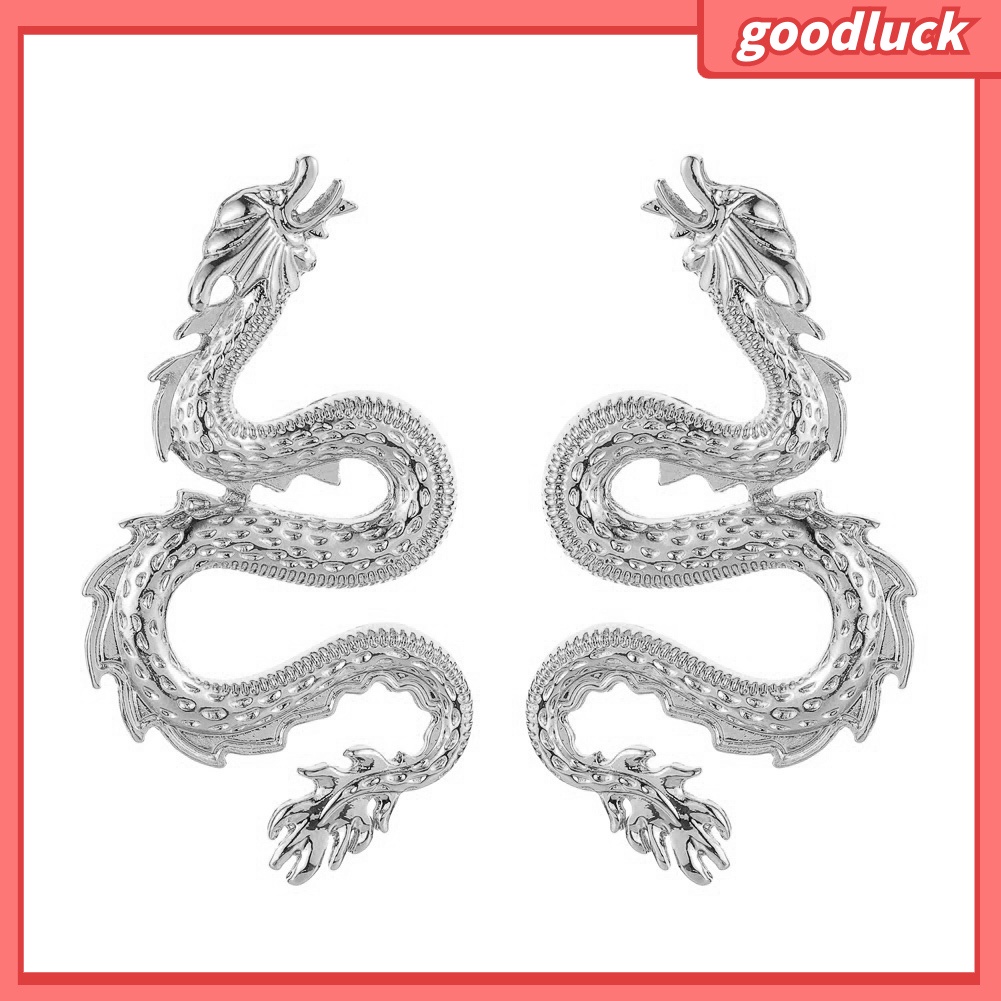 Bông Tai Hình Rồng Chất Liệu Hợp Kim Cho Nữ