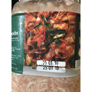 Mắm tép làm kim chi