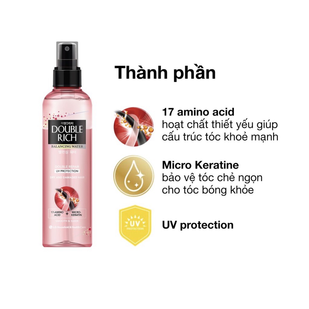 Nước dưỡng tóc Double Rich 250ml