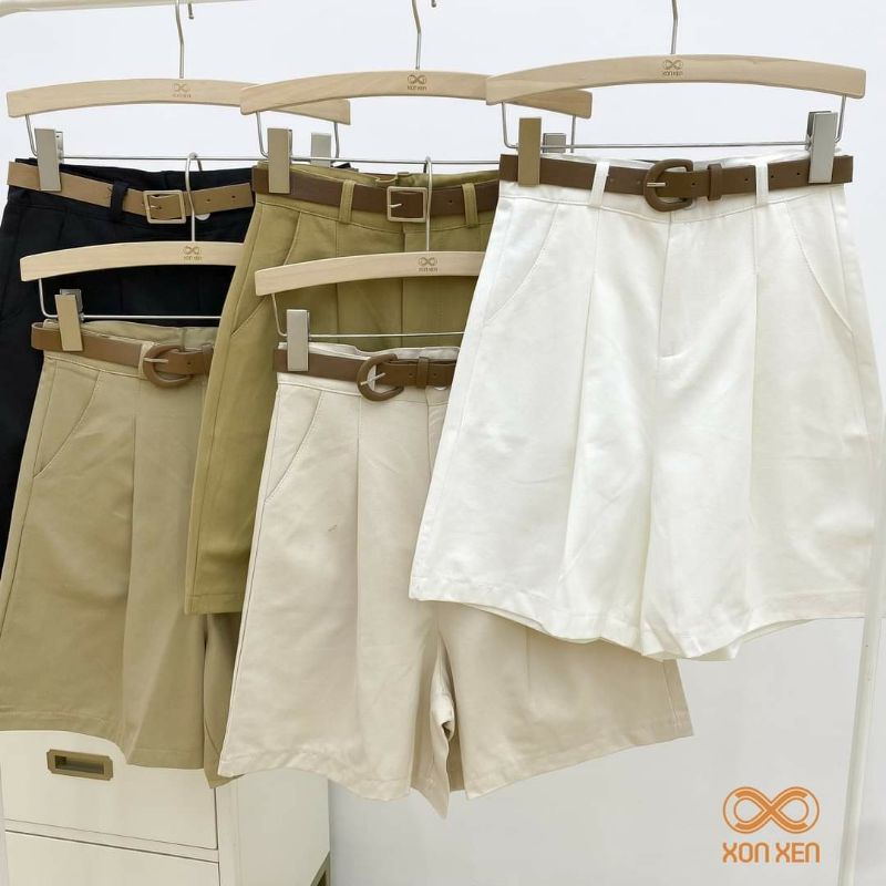 QUẦN SHORT KAKI NỮ Tặng Kèm Nịt Dễ Thương XONXEN SHOP Mã 3305