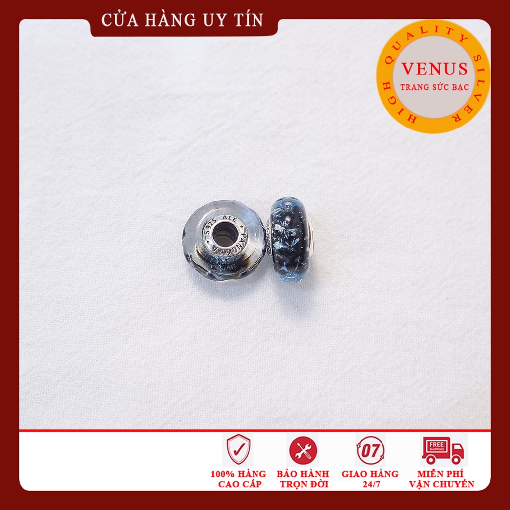 [Hàng cao cấp] Charm glass 3 màu Xanh đậm, xanh ngọc, tím- Mã sản phẩm VENUSGL1