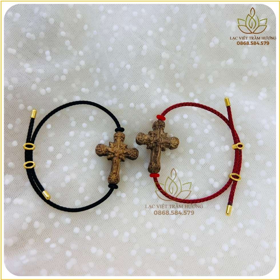 Vòng tay Thánh Giá Trầm Hương - Lạc Việt Trầm Hương
