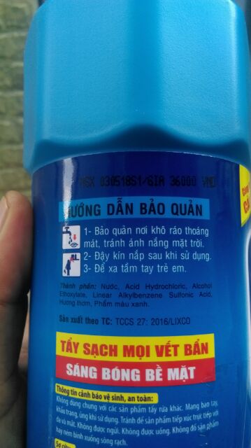Nước tẩy BỒN CẦU SIFA MẢNG BÁM 960ml