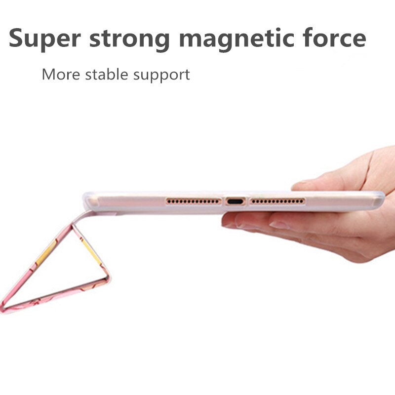 Bao da máy tính bảng nắp lật mềm họa tiết cẩm thạch cho iPad Air/Air 2/5 6 9.7 2017 2018/2 3 4/Mini/1 2 3 4 5 Pro 10.5 | BigBuy360 - bigbuy360.vn