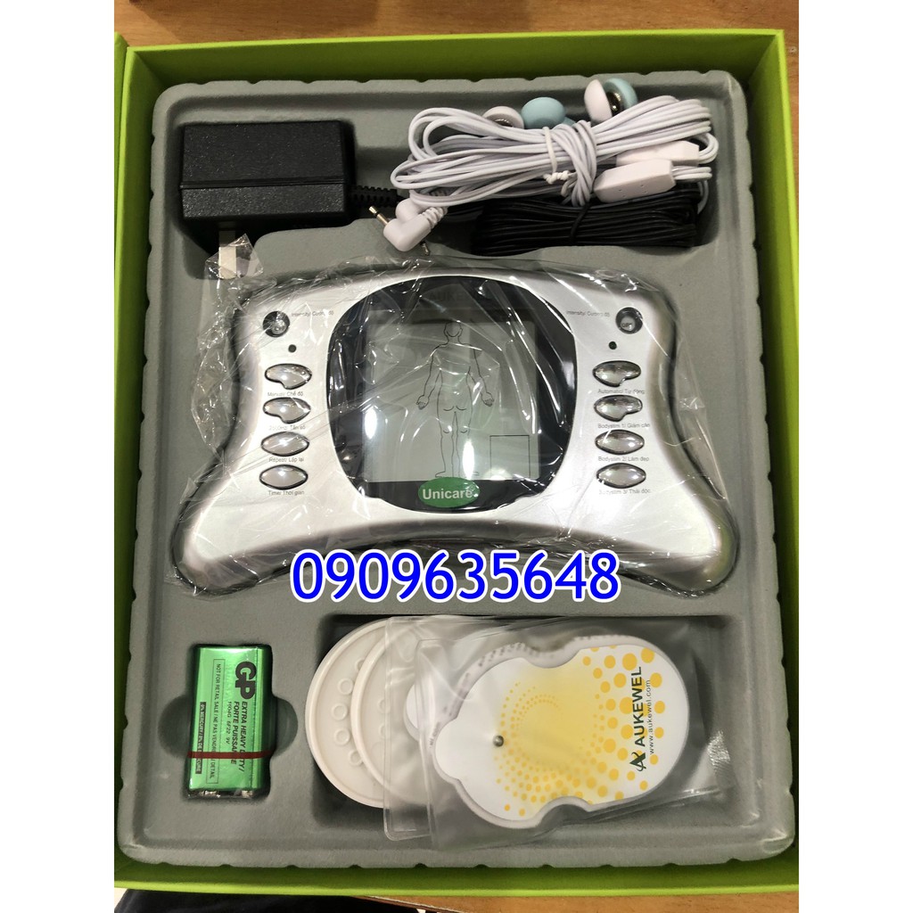 Máy massage xung điện Aukewel AK-2000 IV 8 miếng dán