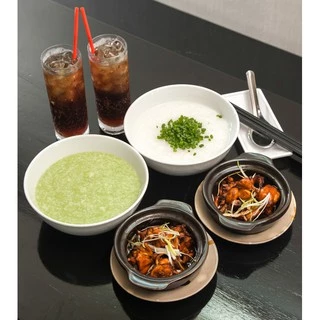 HCM [Voucher] Freeship - 02 Cháo Ếch Singapore + 02 Ly Nước tại Hệ Thống Cháo Ếch Merci Res