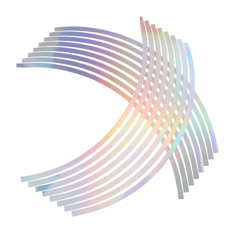 Hình dán phản quang vành bánh xe cho xe máy và ô tô 10/ 12/ 14/ 18 &quot;