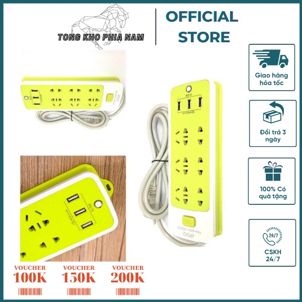 Ổ cắm điện xanh - Siêu tiện lợi