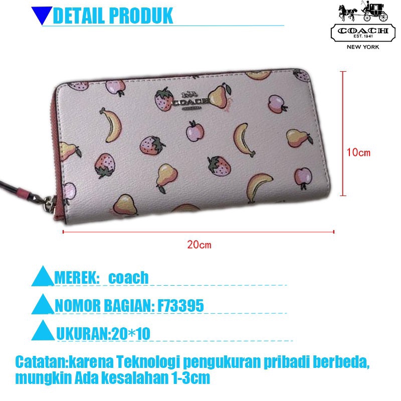 Coach Original Carteira Longa Feminina Bolsa Da Moda Grande Bolsa Carteira Dupla Portátil