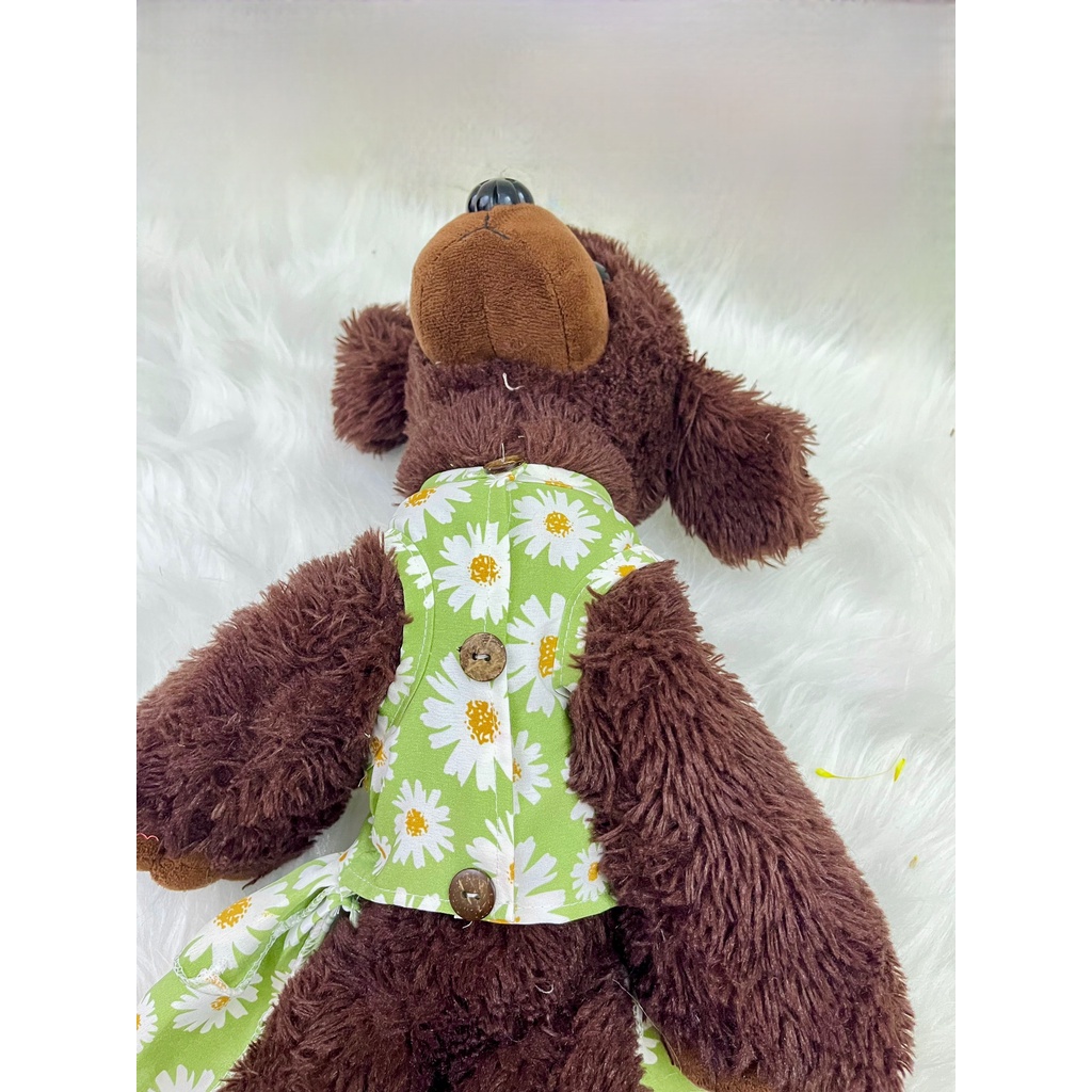 Váy Xòe Nơ 2 Tầng Dài Cho Chó Mèo Thú Cưng