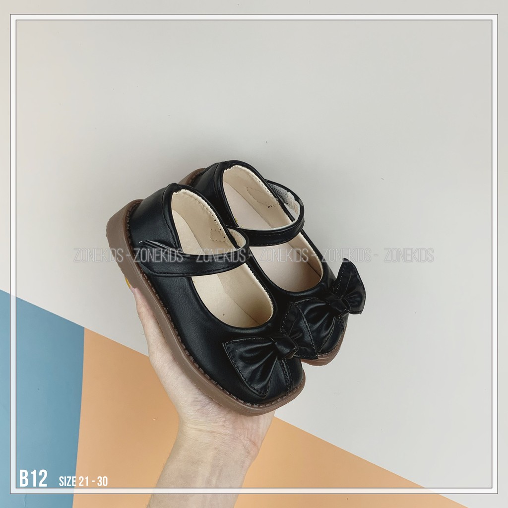 Giày búp bê đính nơ cho bé gái Zonekids - B12