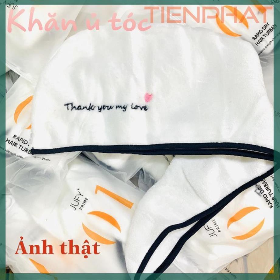 Khăn ủ tóc siêu thấm nước - Khăn lau mau khô tóc