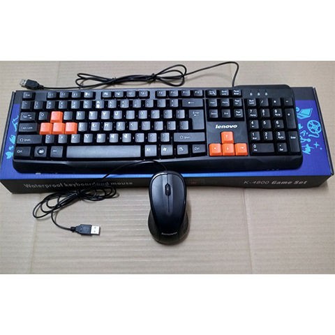 Bộ chuột bàn phím Lenovo Máy tính để xách tay có dây USB đơn Home Office | BigBuy360 - bigbuy360.vn