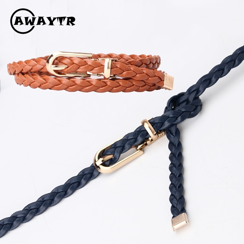 Thắt Lưng Dây Bện Kiểu Dáng Đơn Giản Thời Trang Cho Nữ