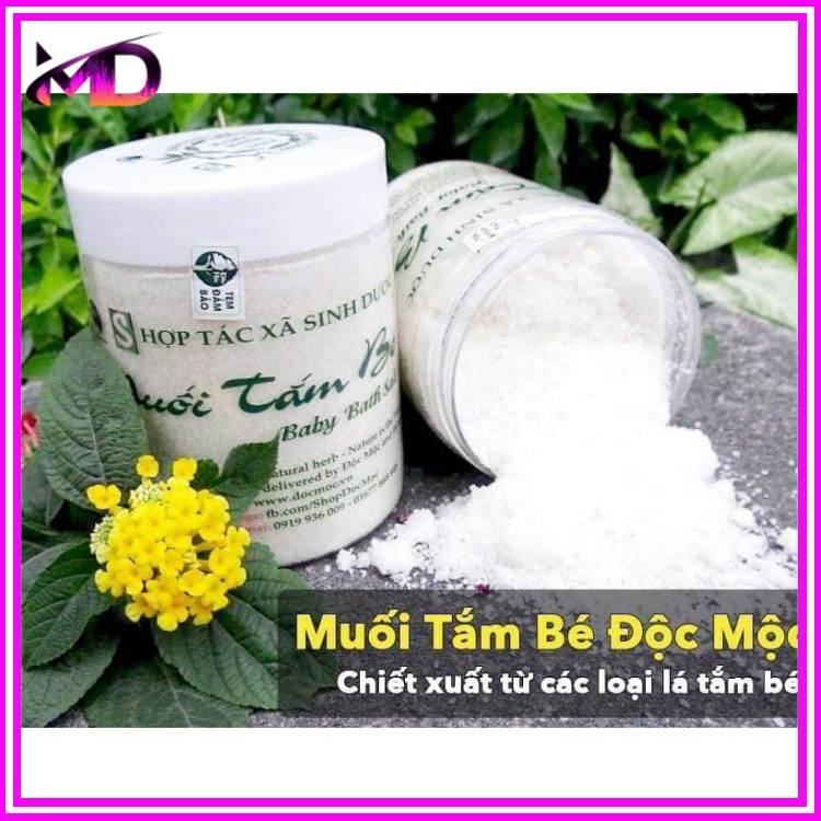 Muối Tắm bé độc mộc , Muối tắm mẹ và bé sơ sinh , hết rôm sảy, mề đay