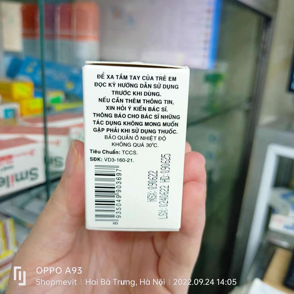 Nabifar bột muối vệ sinh hộp 10 gói