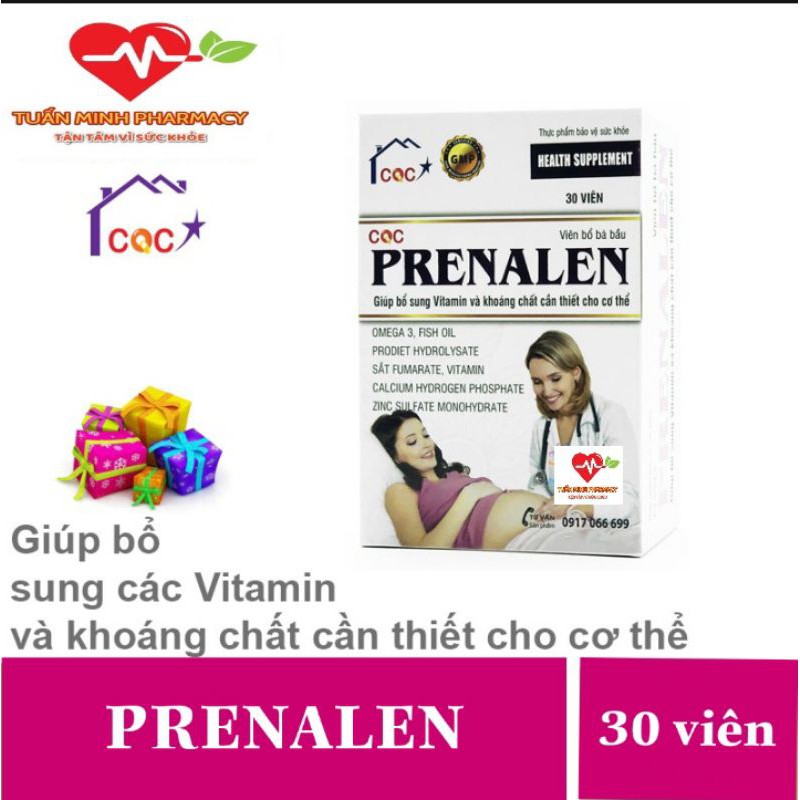 PRENALEN - Bổ sung vitamin và khoáng chất cho phụ nữ mang thai cho con bú