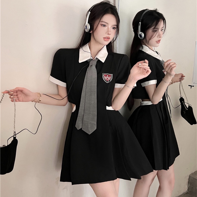 Đầm Mini Tay Ngắn Thời Trang Cho Nữ