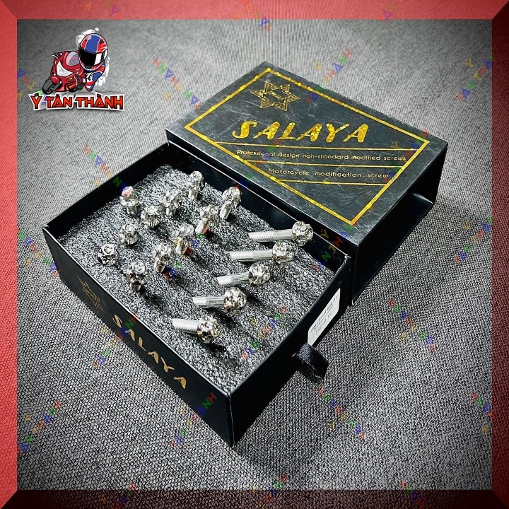 Bộ ốc lốc máy salaya wave,dream 100 16 con