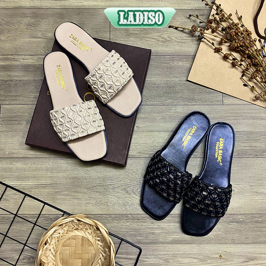 Dép nữ quai ngang sang trọng quý phái mẫu mới cực xinh LADISO TT362