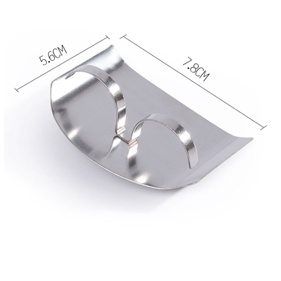 Dụng Cụ Bảo Vệ Ngón Tay Khi Cắt Thực Phẩm Bằng Thép Không Gỉ