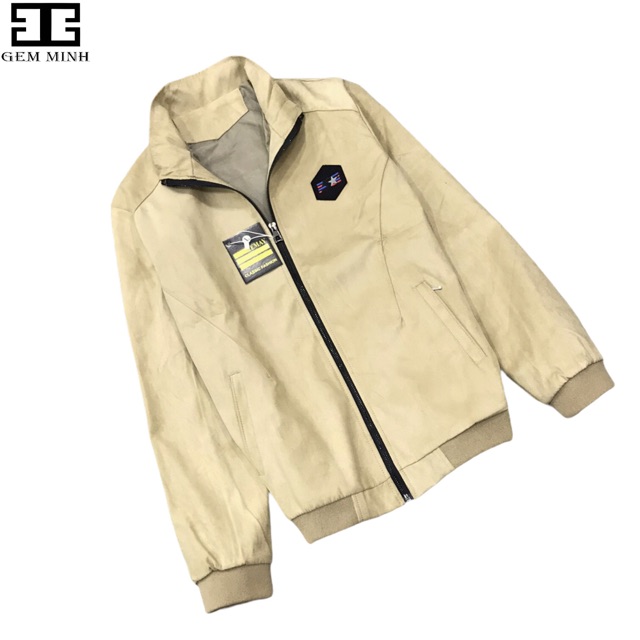 Áo khoác nam da lộn cực chất bigsize 95kg | BigBuy360 - bigbuy360.vn