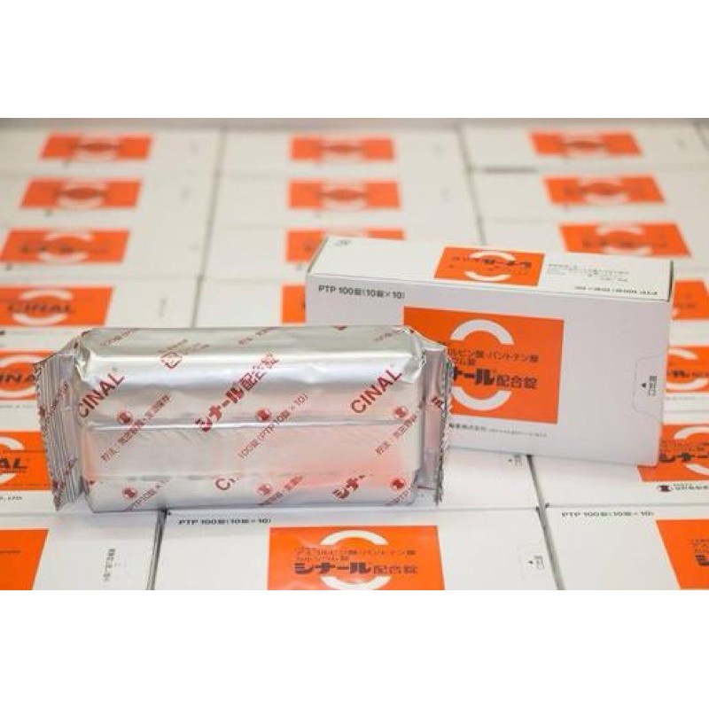 Viên Uống Vitamin C Cinal, Trắng da, Mờ thâm nám 100 viên - Nhật Bản