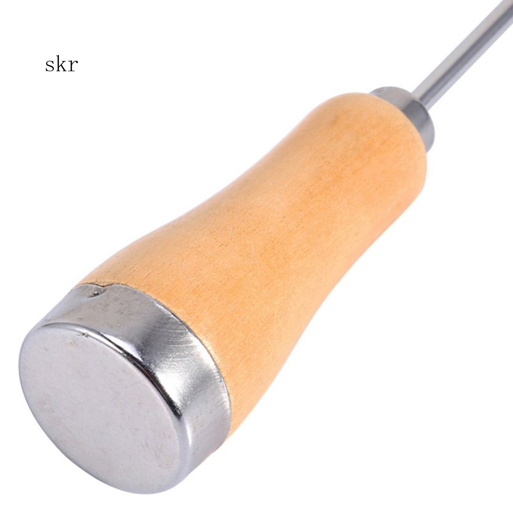 Dụng Cụ Nghiền Đá Bằng Thép Không Gỉ Tay Cầm Gỗ