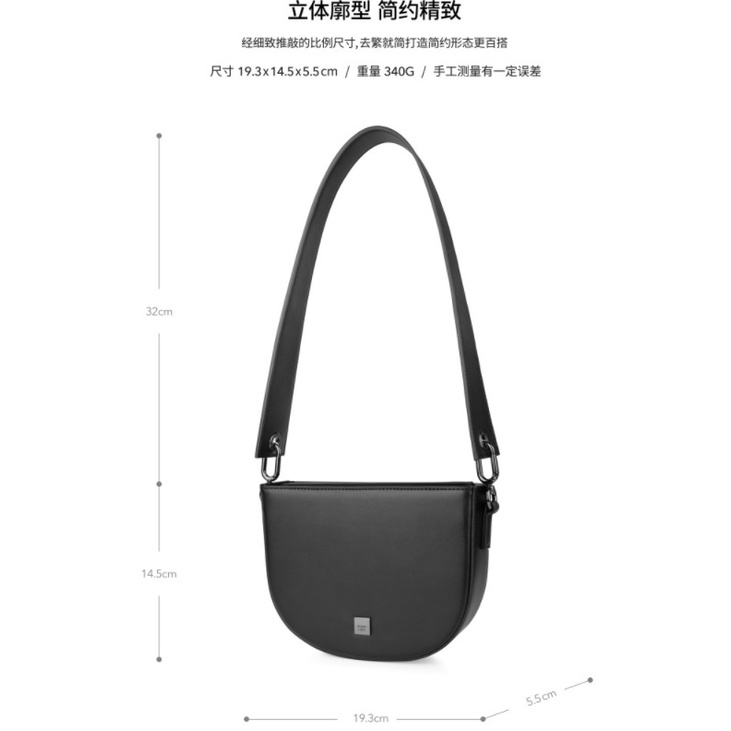 Túi Xách Đeo Vai Hình Bán Nguyệt Phối Dây Xích Phong Cách Thời Trang Hàn Quốc 2022 Dành Cho Nữ