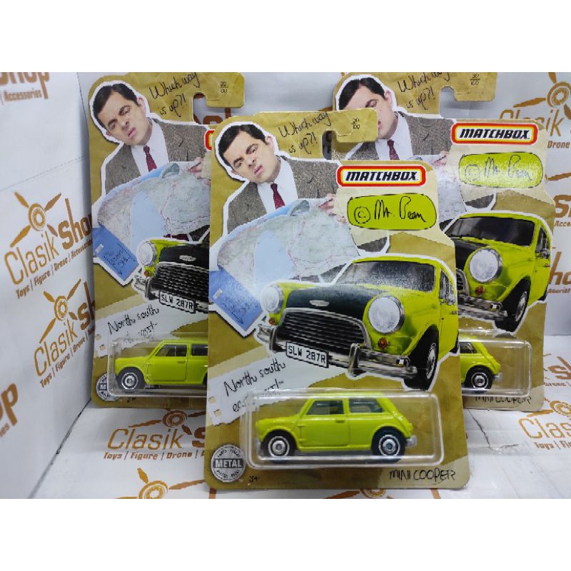 Mr Bean Cooper Mô Hình Xe Hơi Mini Matchbox Chất Lượng Cao