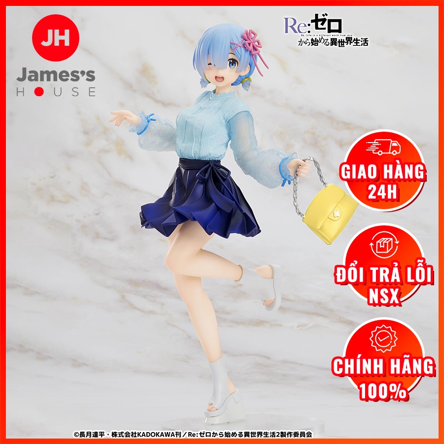 Mô Hình Figure Chính Hãng Anime Re:Zero Rem, Precious Figure, Outing Coordination ver. TAITO chính hãng