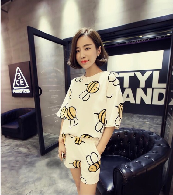 Bộ thể thao nữ hình con ong MS 02