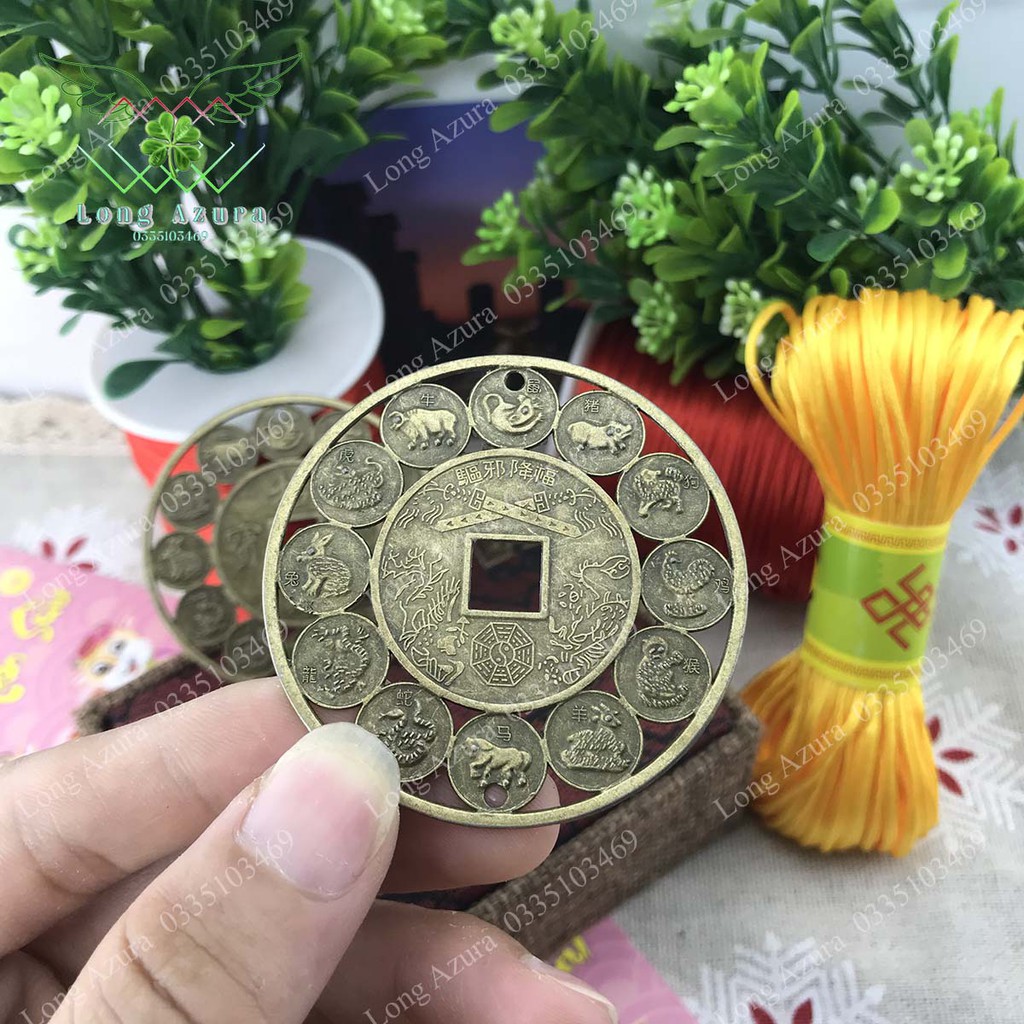 Đồng xu cổ - Đồng xu 12 con giáp - 5,5cm | BigBuy360 - bigbuy360.vn