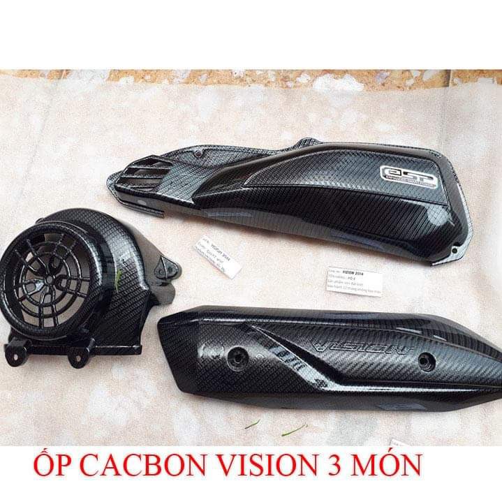 ỐP CACBON VISION 3 MÓN