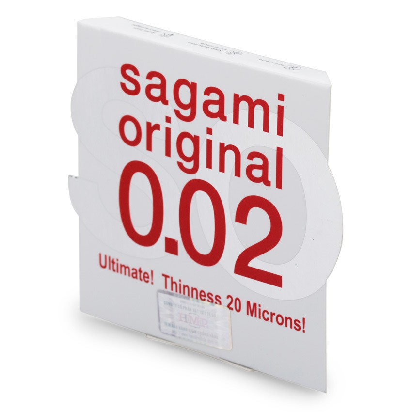 [ SALE SỐC ] Bao Cao Su Siêu Mỏng Sagami 0.02 - Nhật Bản 1 cái / Hộp