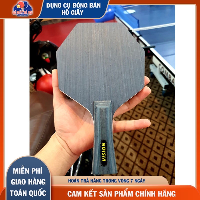 Cốt Vợt Bóng Bàn Lục Giác Vision Black Thuần Gỗ