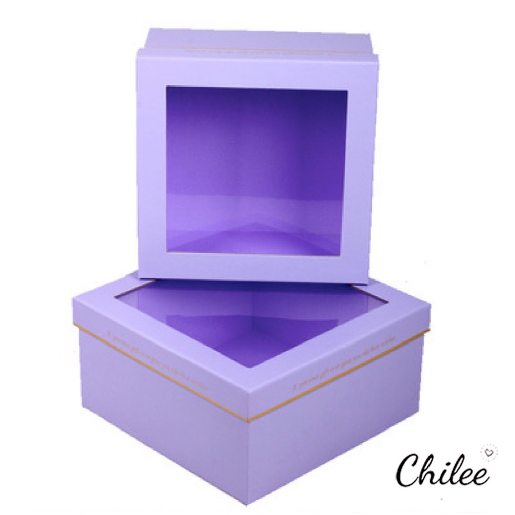 SET 2 HỘP VUÔNG CẮM HOA, ĐỰNG QUÀ TẶNG | BigBuy360 - bigbuy360.vn