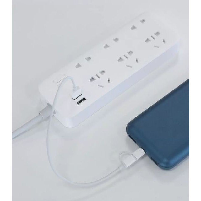 Ổ cắm điện Xiaomi Youpin ZMI Power Strip CX05 6 cổng 2 cổng sạc USB sạc nhanh 18W - Minh  Tín Shop