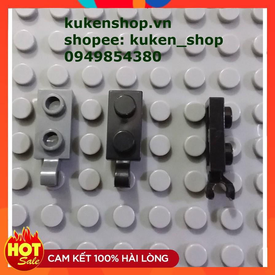 Đồ Chơi COMBO 5 Gạch 1x2 Có Đầu Kẹp Ngang NO.415 - Phụ Kiện MOC Brick