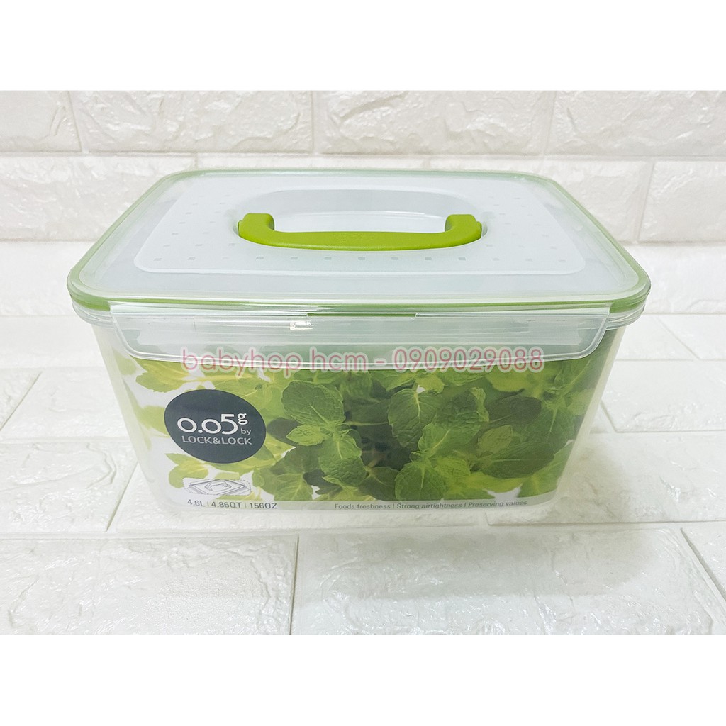 Hộp Bảo Quản Thực Phẩm Lock&Lock ZZF151N (7.1L) ZZF160N (5.5L) ZZF150N (4.6L) Hộp Hình Chữ Nhật Có Tay Cầm | BigBuy360 - bigbuy360.vn