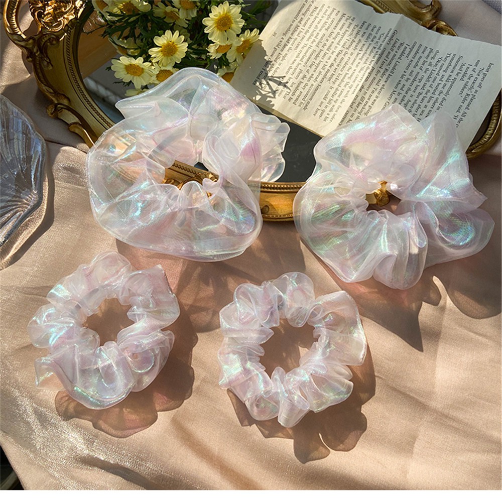 Dây Buộc Tóc Co Giãn Họa Tiết Kẻ Sọc Thời Trang Cho Nữ