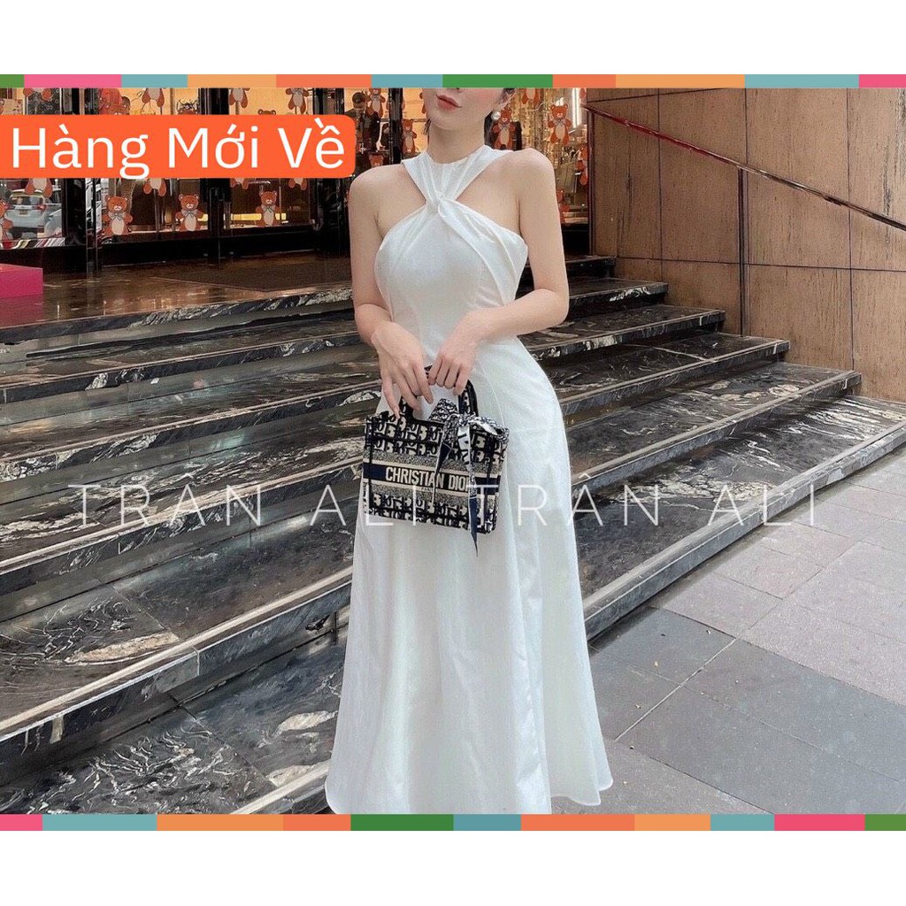 Đầm Dự Tiệc❤️FREESHIP + Giảm Giá❤️Đầm Hở Vai Dự Tiệc Chất Lụa Mango Cao Cấp | Đầm Dạ Hội Đẹp, Sang Trọng | MAR Boutique