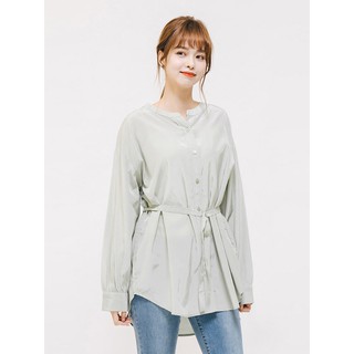 Áo sơ mi nữ tay dài thắt eo H:CONNECT 3027012040646