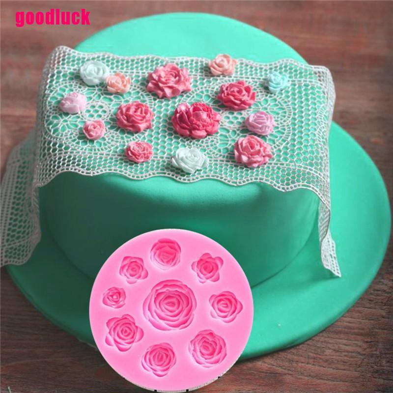 1 Khuôn silicone Tạo Hình Bông Hoa Trang Trí